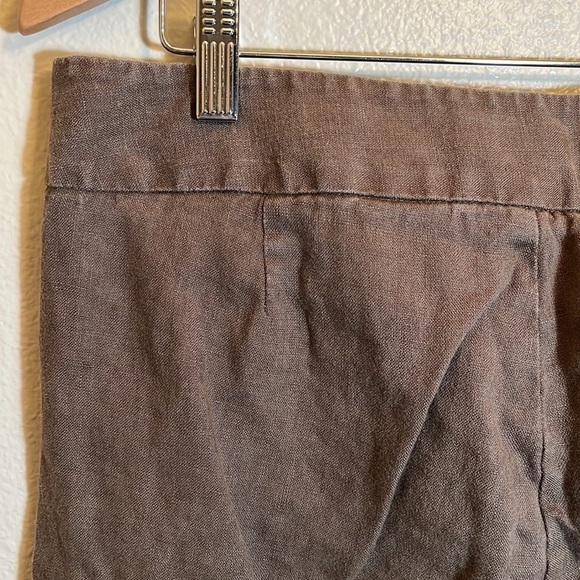 Eddie Bauer Vashon Fit Brown Linen Pant - Picture 9 of 16